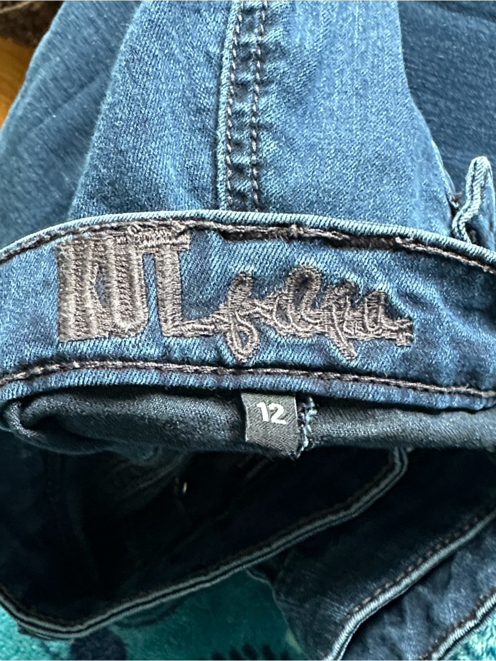 *KUT FROM THE KLOTH* Dark Blue Viv Toothpick Skinny Denim Jeans Size 12 - Picture 8 of 9